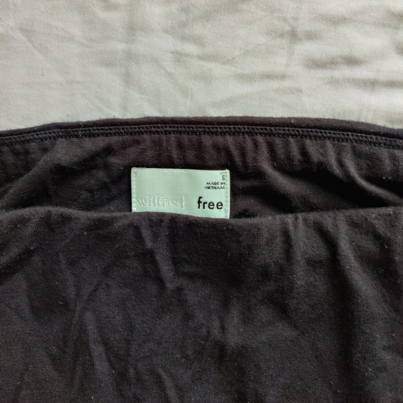 Aritzia Wilfred Free Finley Skirt in black - Picture 5 of 6